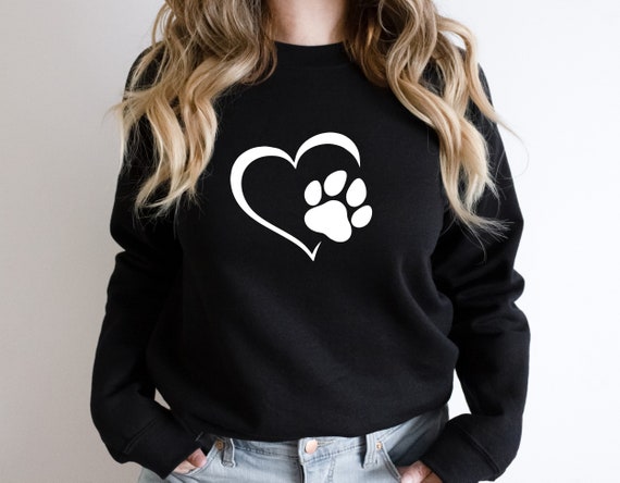 Paw print clearance sweatshirt