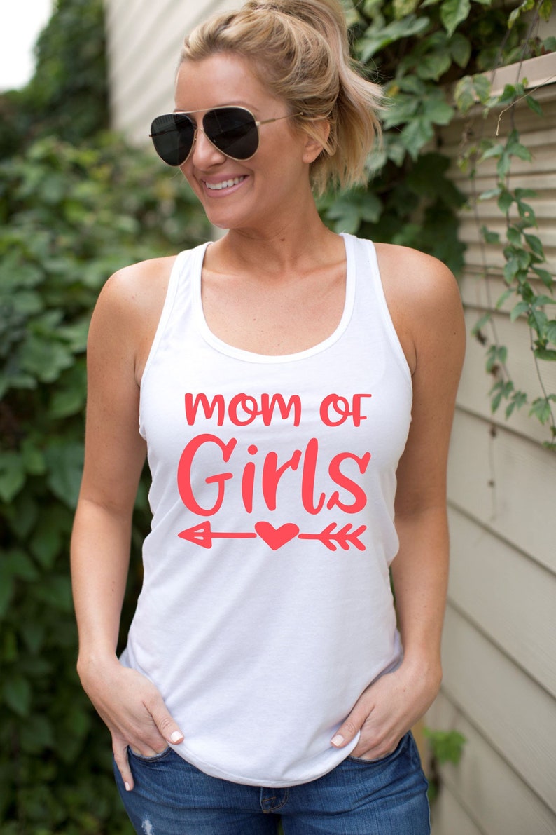 Mother Gifts From Daughters Worlds Greatest Girl Mom Shirt Summer Tank Tops For Mom Life Mom Of Girls Tank Top For Women Spring Apparel