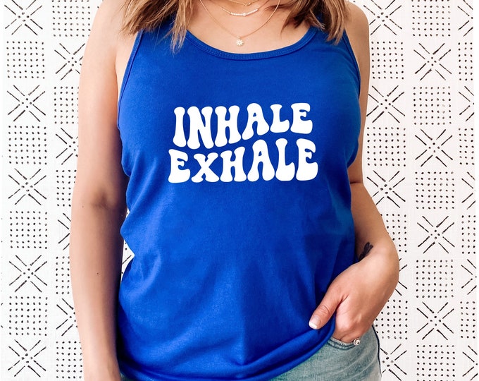 Inhale Exhale Yoga Tank Top