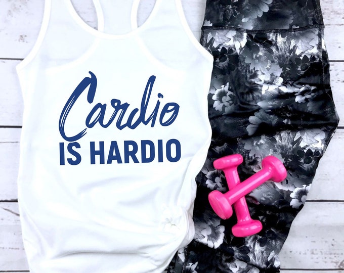Cardio Is Hardio Workout Tank Top