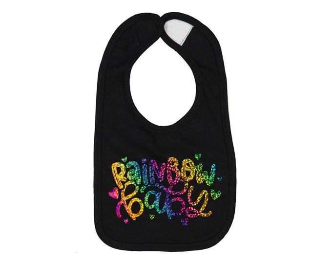 Rainbow Baby Infant Bib