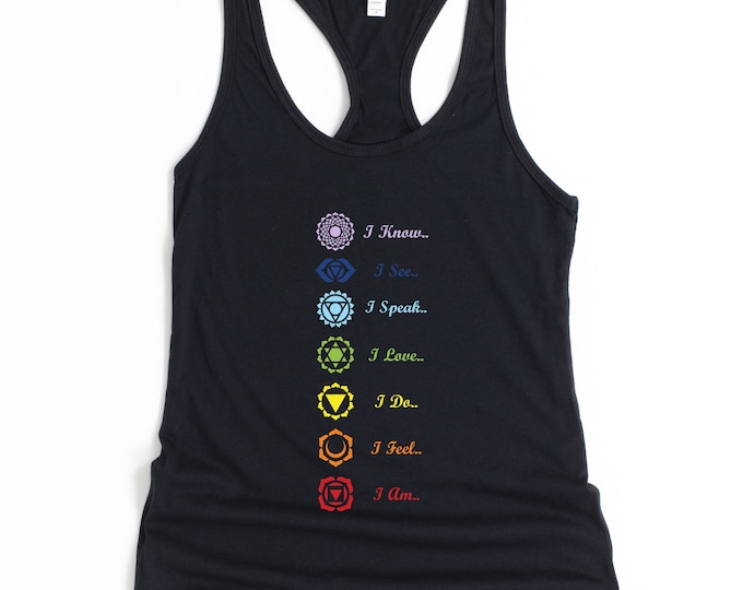 7 Chakra Yoga Tank Top