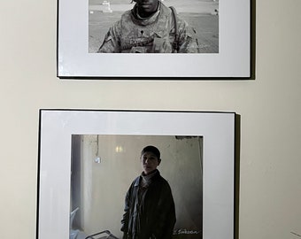 1st framed Lg prints from Iraq tour; 14yrs ago now.