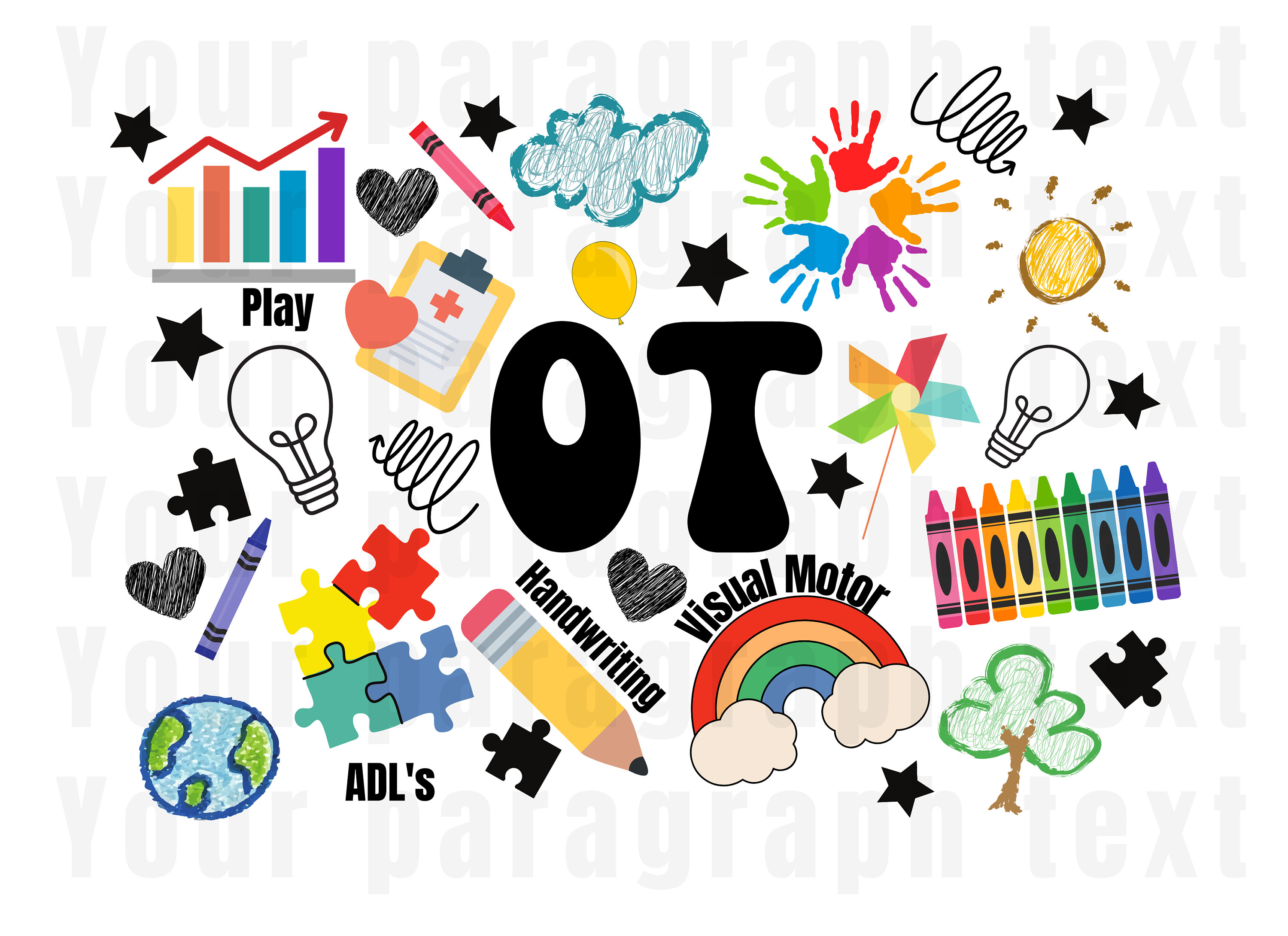 OT Png Occupational Therapy PNG OTA Png School Ot Png - Etsy