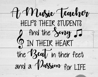 Download Music Teacher Svg Etsy