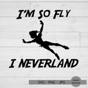 I&#39;m So Fly svg, Flying svg, Instant Download cut file