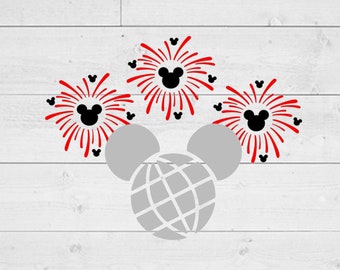 Fireworks svg, Mouse head svg, Mouse Ears svg, png, jpg, INSTANT DOWNLOAD