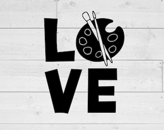 Love Art svg, Art svg, Love svg, Painter svg, Art Teacher svg, Art Student svg, Art png, Art jpg, INSTANT DOWNLOAD