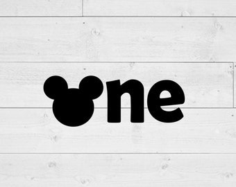 First Birthday svg, Mouse Birthday svg, one svg, mouse head svg, mouse ears svg