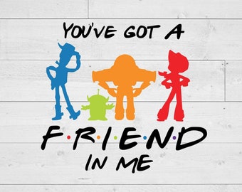 Vriend SVG, je hebt een vriend SVG, Toy SVG, PNG, bestand knippen