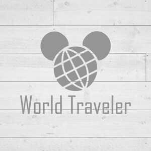 World Traveler svg, Traveler svg, Mouse Ears svg, png, jpg, INSTANT DOWNLOAD