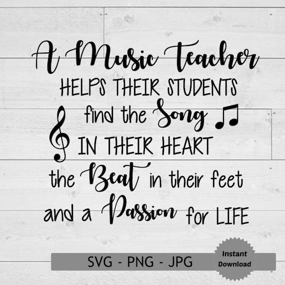 Download Music Teacher Svg Teacher Svg Teaching Svg Music Notes Svg Etsy