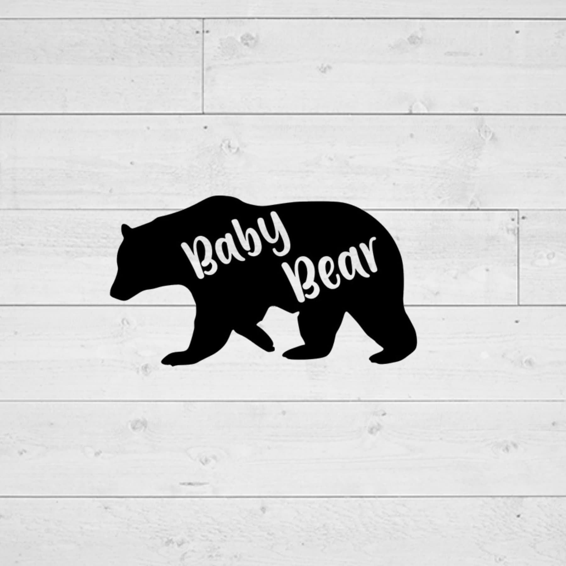 Download Baby Bear Svg Black Bear Svg Baby Svg Bear Png Jpg Instant Download