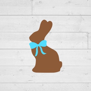 Chocolate Bunny svg, Easter Bunny svg, Easter svg, Bunny svg, Easter cut file, Bunny cut file, Silhouette Cricut cut file, INSTANT DOWNLOAD