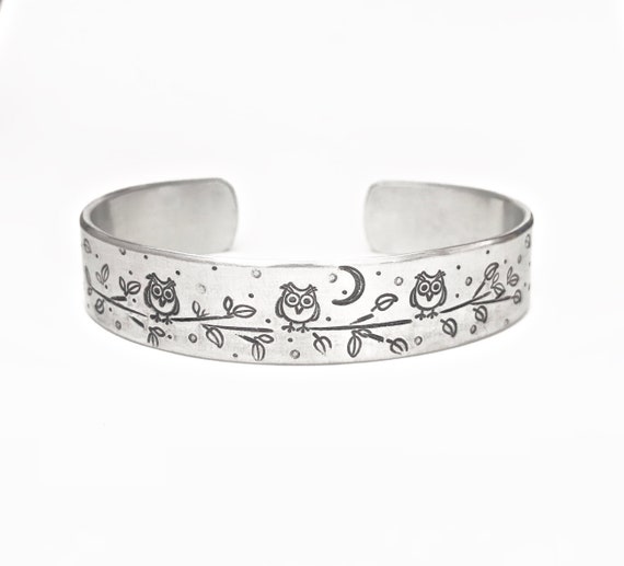 owl cuff bracelet