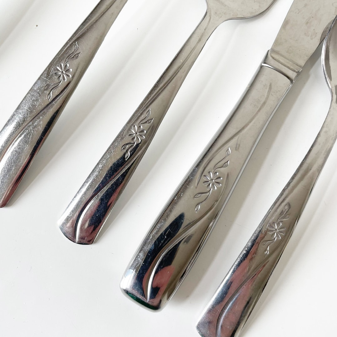 Sold Ind - Imperial USA IMI41 Stainless Steel Flatware - 1963 Vintage ...