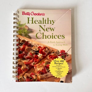 1999 Betty Crocker&#39;s Healthy Cookbook: vintage eerste editie spiraalgebonden recepten
