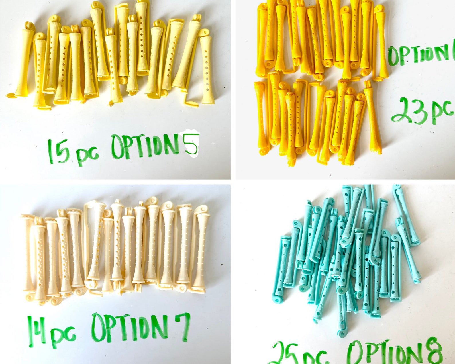 Your Choice - Vintage Swing Arm Perm Rods, Hair Curlers, Plastic Perm ...