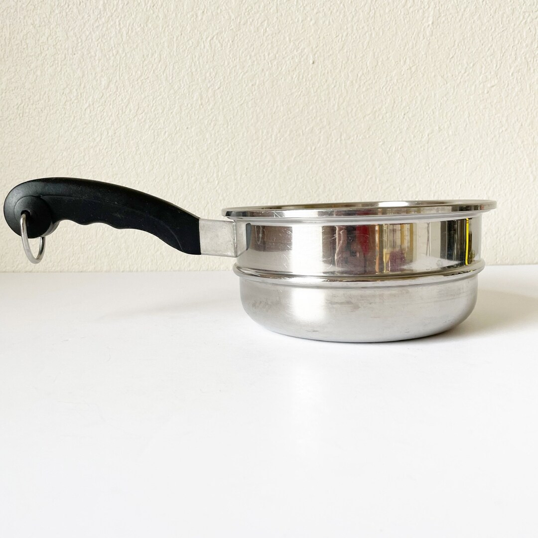 Vintage Saladmaster Cookware, 2 Qt Salad Master Saucepan Steamer