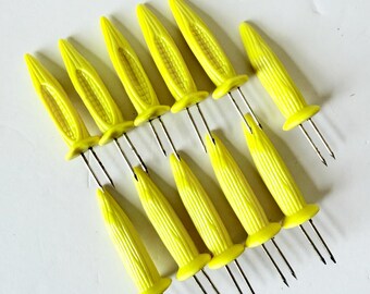 Vintage Corn on the Cob Holders - Set of 11