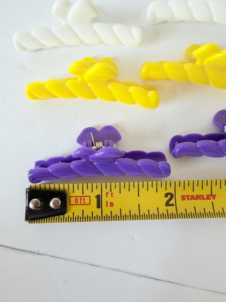 Hir Rope 1980s Vintage Goody Hair Clips - Set of 6 - Goody Butterfly Barettes ...
