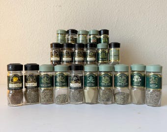 Your Choice - Vintage McCormick Spice Jars, McCormick Empty Spice Jars - McCormick Vintage Spices - Retro Spice Jars