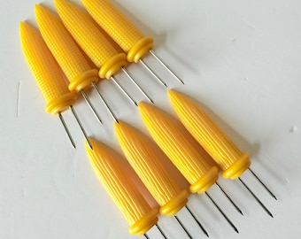 Vintage Corn on the Cob Holders - Set of 8
