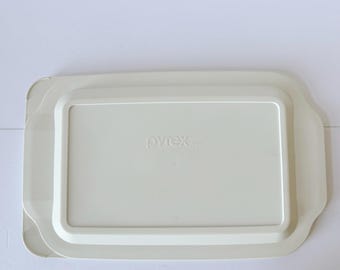 Pyrex 233-PC Rectangle White Replacement Lid – Fits Pyrex 9 x 13 Casserole Dish
