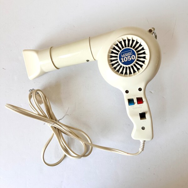 Vintage Montgomery Ward 1050 Hair Dryer, 1980's Retro Hair Dryer, Hair Dresser Decor, Vintage Hair Dryer, Video of Tested and Working, CLEAN