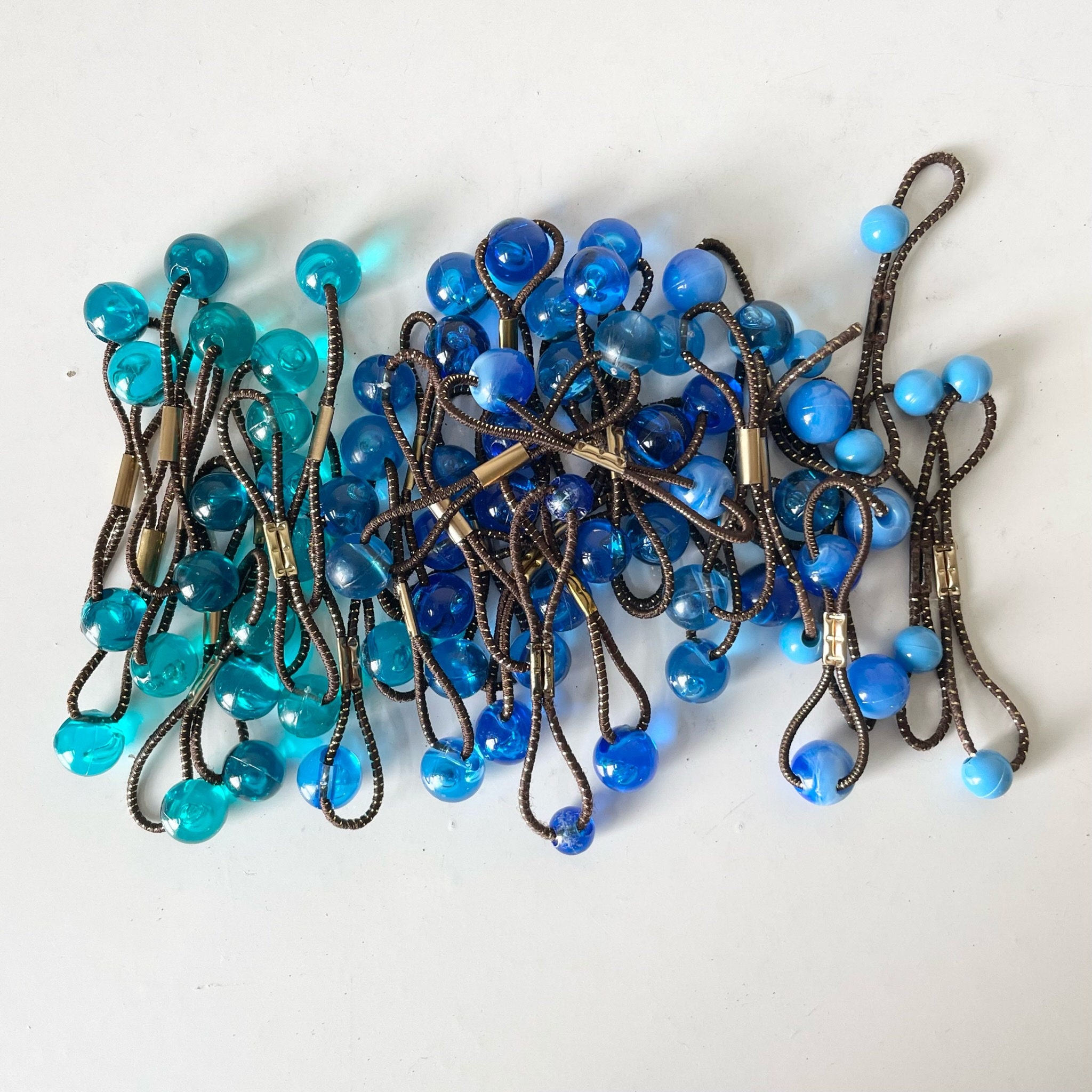 Sold Ind - Vintage Goody Ball Hair Tie Ponytail Holders, 80s 