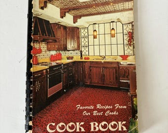 1972 Vintage Bates Memorial Hospital Auxiliary Cookbook - Old Arkansas Cookbook - 1970s Cooking Recipes