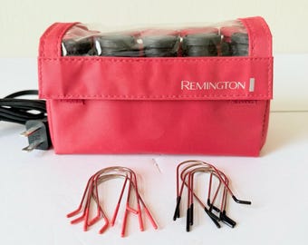 Vintage Remington Travel Hot Rollers - 90s Hair Curler Set - Tested and Works