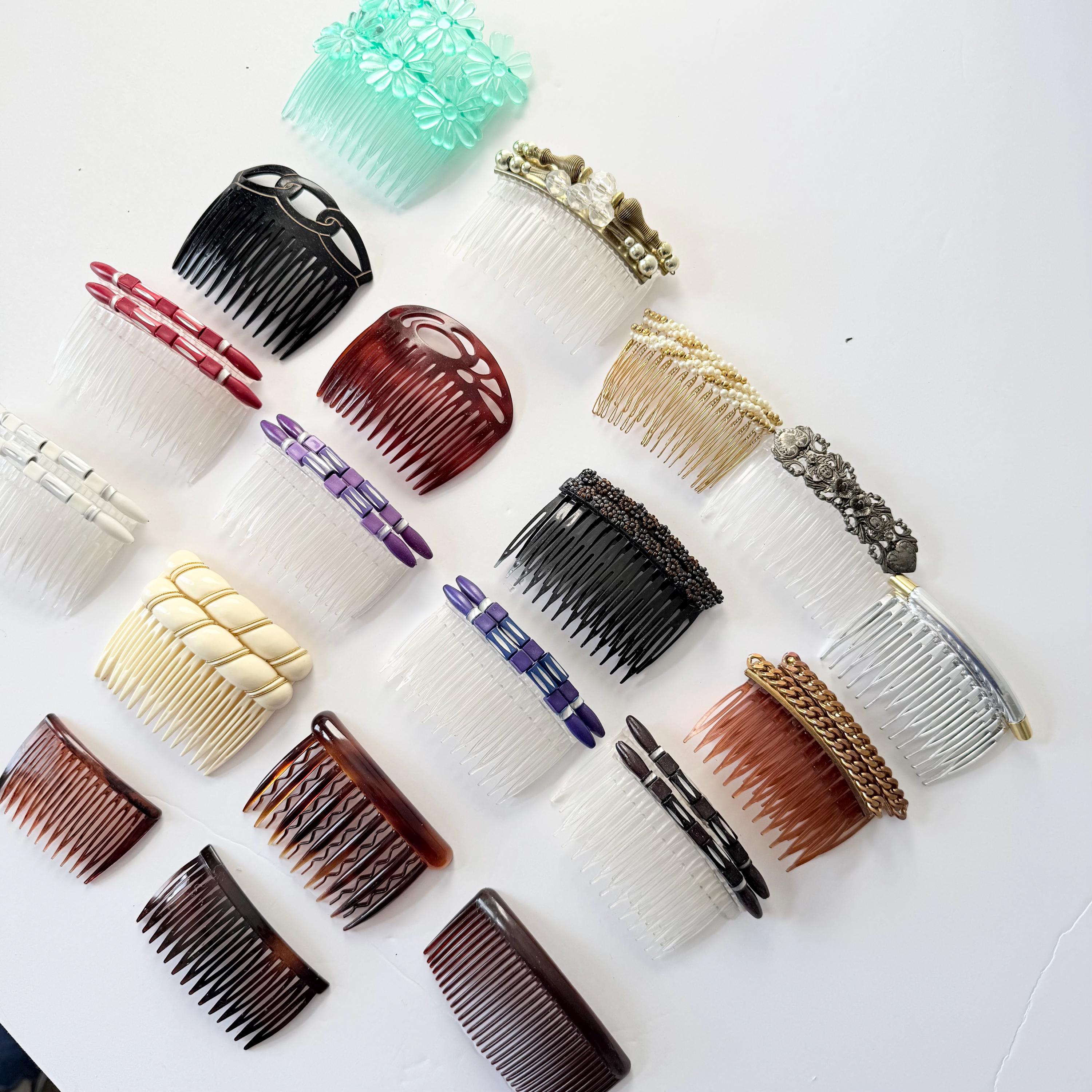 NEW hair accessories whole lot bulk deal 80 pieces clips ties bow etc retro 1980s Rainbow Shoe Lace Hair Bow Clip: Retro Accessory  main image 2