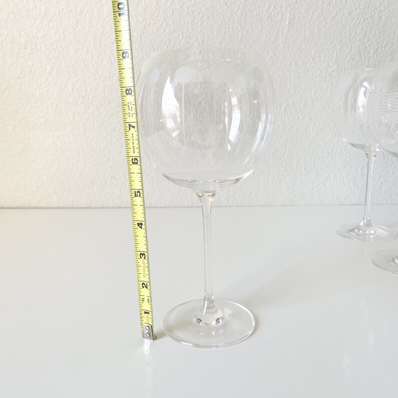 Set of 3 MIKASA CHEERS TOO Wine Glasses Clear Tall Balloon Etsy