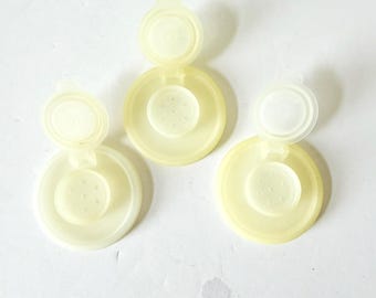 Vintage Tupperware Spice Shaker Lid #1243 Replacement - Flip Top Sheer Seal Salt And Pepper Lid
