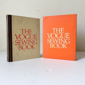 1970 Vintage The Vogue Sewing Book First Edition - Vintage Book Hard Cover - 70s Illustrated Fashion Book - Seamstress Sewers Instructions