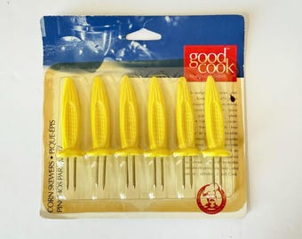 Vintage Corn on the Cob Holders Set of 6 - NEW Corn Holders