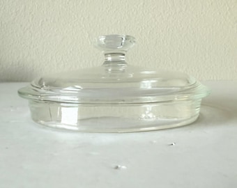 Pyrex P-68-C Lid for Double Spout Cook Pour - Vintage Corning Ware M-68-B 1 Quart Saucepan Lid