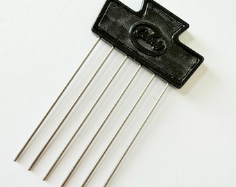 Vintage Goody Hair Pick Comb - Black Metal Hair Lift Pick Teasing Comb