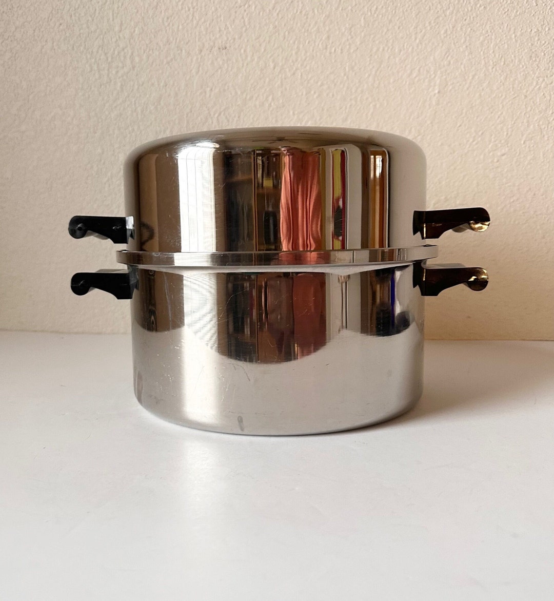 Saladmaster 6 Qt. Stock Pot Dutch Oven With Dome Lid TP304S