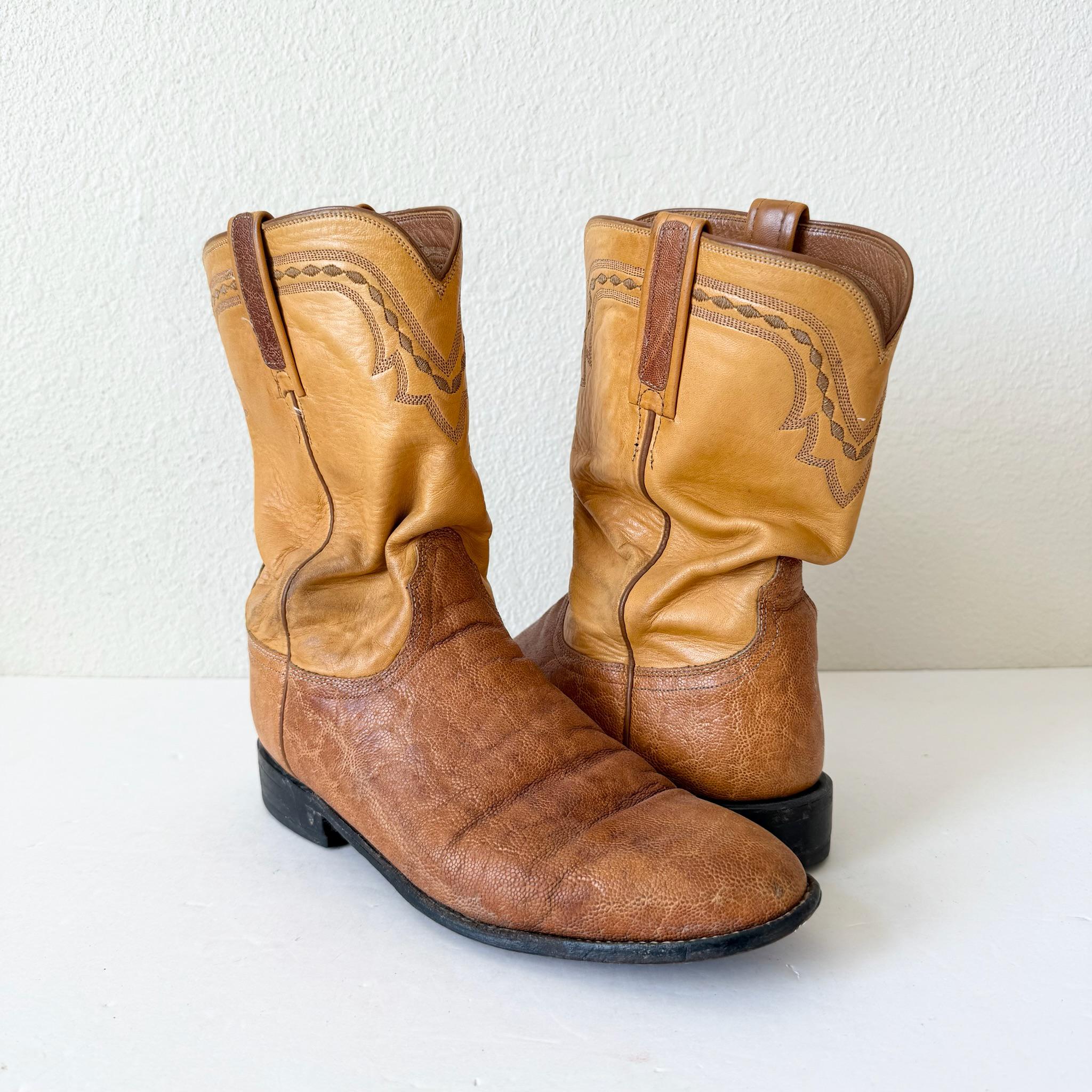 Lucchese size 9.5 EE ♥️ Lucchese Ladies 9″ Shorty Boot – Pink Leather with Petal  main image 2