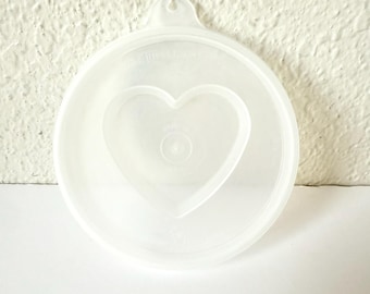 Tupperware Jello Mold HEART Insert #631 Size 4" - Vintage Tupperware Jel-N-Serve Mold Replacement Parts