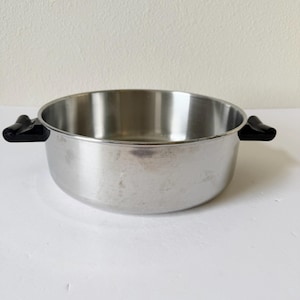 Couvercle bombé Saladmaster vintage de 6 pintes (5,7 L) en acier inoxydable TP304S - Couvercle supérieur uniquement