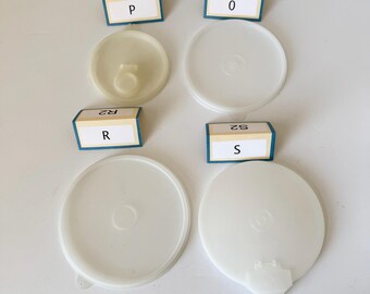 あなたの選択 - ヴィンテージタッパーウェアの蓋と部品、交換用