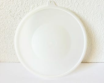 Tapa redonda transparente Tupperware vintage 680-15 - 7 pulgadas - Tapa de repuesto para recipiente de ensalada y lechuga Tupperware 679