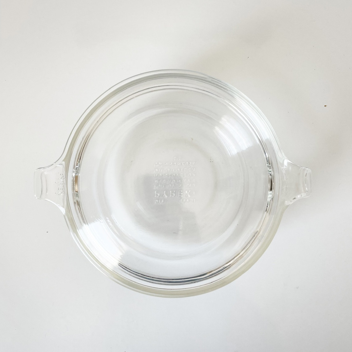 Vintage Pyrex 019 Clear Glass Bowl 12 Oz Baking Mini Etsy