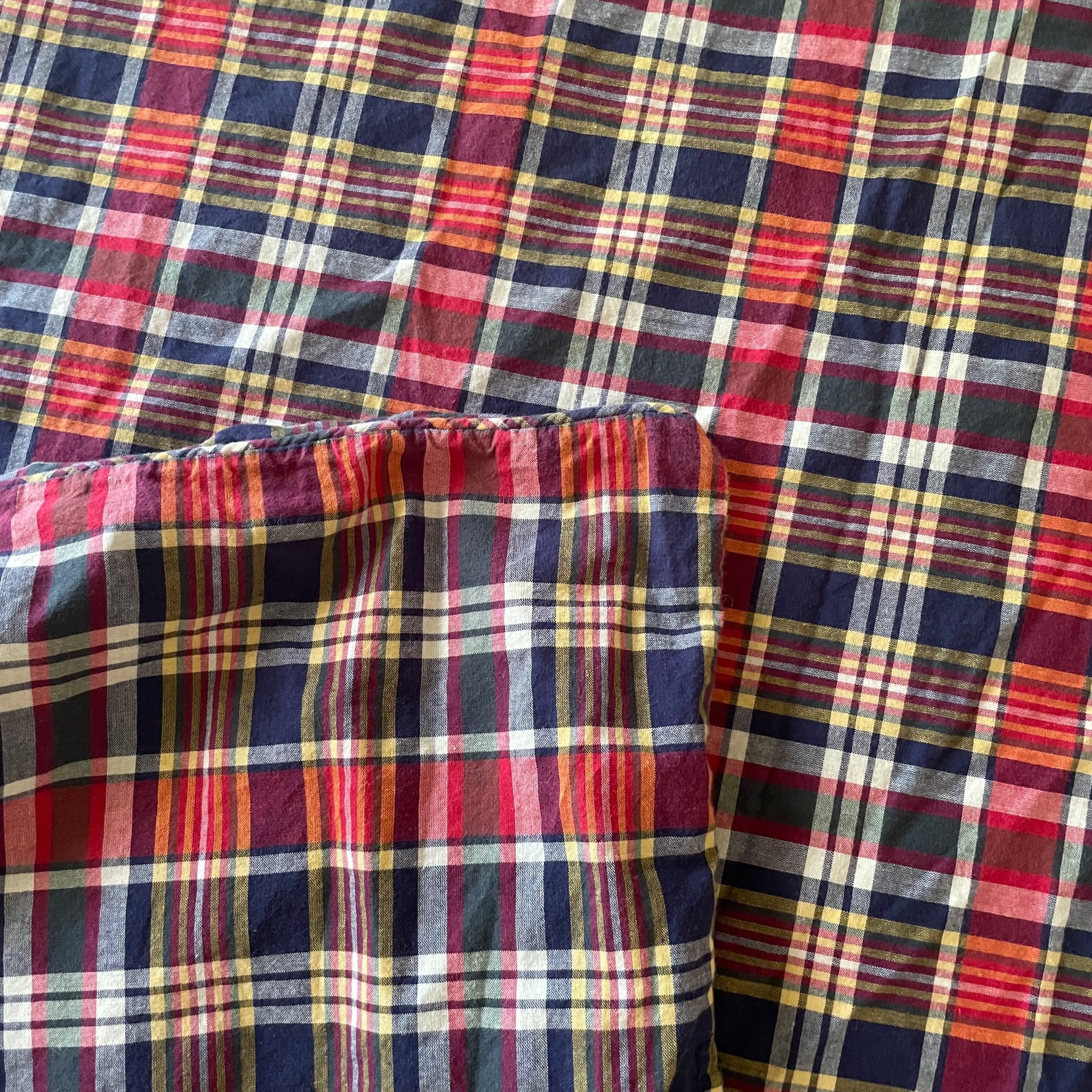 Full Queen Ralph Lauren Kennebunkport Madras Plaid Duvet Cover - Etsy