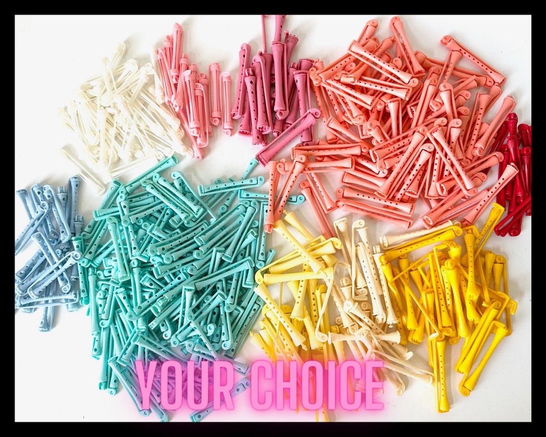 Your Choice Vintage Swing Arm Perm Rods, Hair Curlers, Plastic Perm