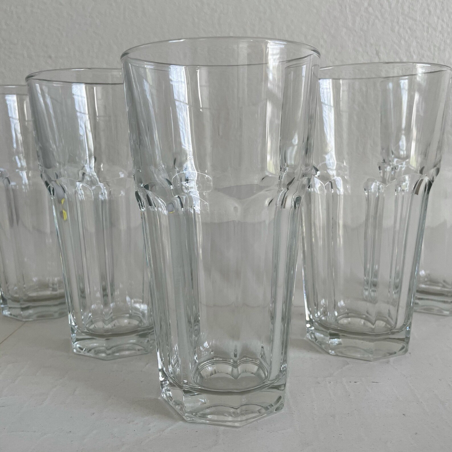 libbey paneled glasses