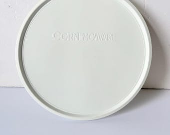 Corning Ware F-3-PC  Round Replacement Lid - Fits F-3-B French White Quiche Dish